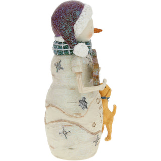 Treat 5" Snowman with Treat and Puppy