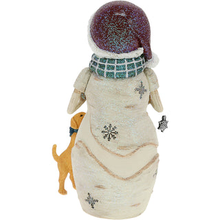 Treat 5" Snowman with Treat and Puppy