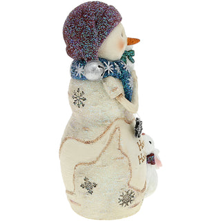 Hoppy Holidays 4" Snowman with Bunnies