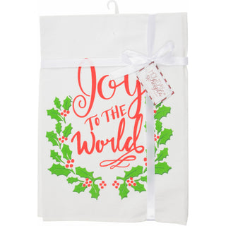 Joy 26.5" x 27.25" Tea Towel