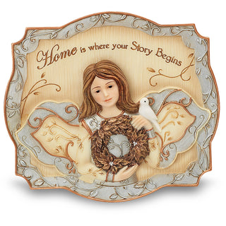 Home 3.5" x 4" Self-Standing Plaque