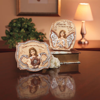 Home 3.5" x 4" Self-Standing Plaque