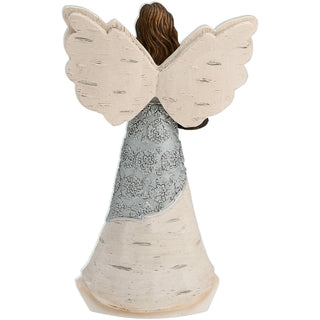 Godmother 6" Angel with Basket of Flowers