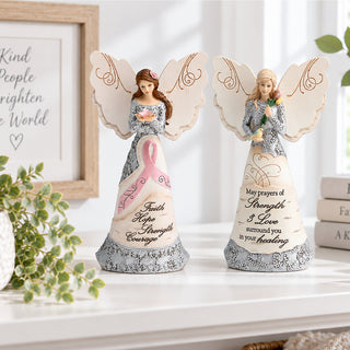 Survivor 6.5" Angel Holding Butterfly