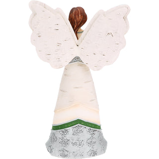 Irish Blessing 6.5" Angel with Claddagh