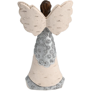 50th Anniversary 6" Angel Holding 50th Heart