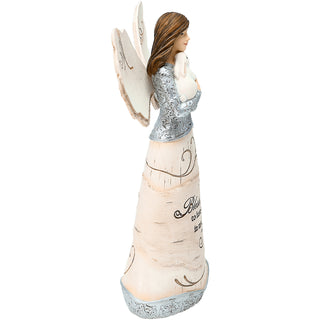Blessed 7.5" Angel Holding Bunny