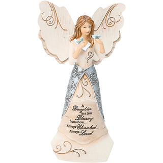 Daughter 6" Angel Holding Butterflies