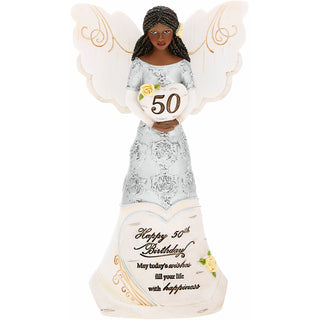 EBN 50th Birthday 6" EBN Angel Holding Heart