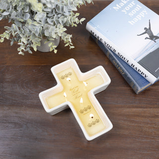 Trust in the Lord 12 oz - 100% Soy Wax Reveal 5 Wick Candle Scent: Tranquility
