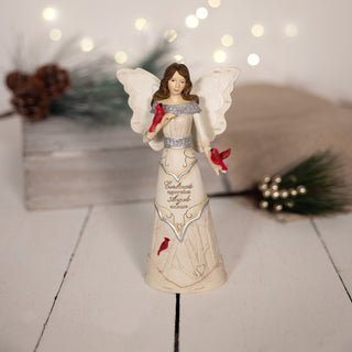 Cardinals Appear 7.5" Angel with Cardinals