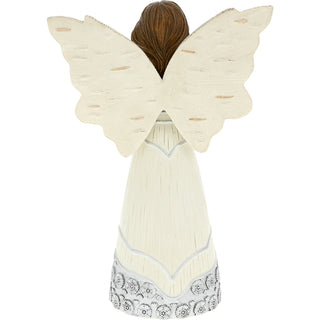 Friendship 5.5" Angel Figurine with Blue Jay