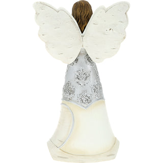 75th Birthday 6" Angel Holding Heart