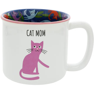 Cat Mom 18 oz Mug