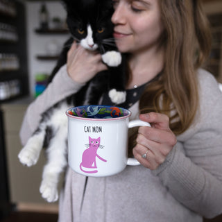 Cat Mom 18 oz Mug