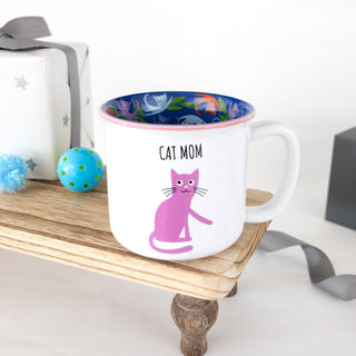 Cat Mom 18 oz Mug