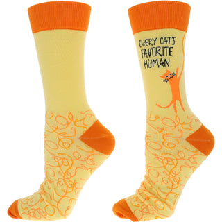 Favorite Human Unisex Crew Socks Size: M/L