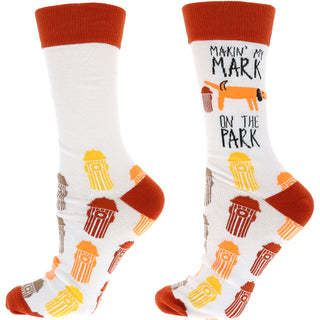 Mark on the Park Unisex Crew Socks Size: M/L