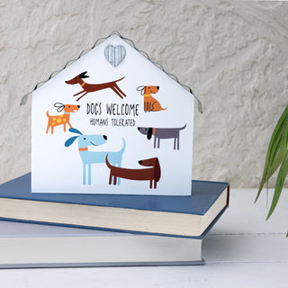 Dogs Welcome 6" MDF Plaque