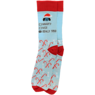 Really Tried Unisex Crew Socks Size: M/L