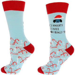 Really Tried Unisex Crew Socks Size: M/L