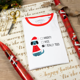 Really Tried Small Unisex White Long Sleeve T-Shirt