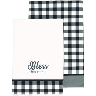 Bless Tea Towel Gift Set (2 - 19.75" x 27.5")
