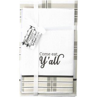 Y'all Tea Towel Gift Set (2 - 19.75" x 27.5")