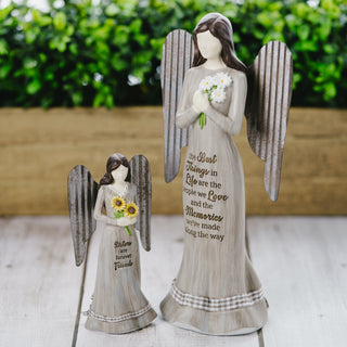 Sister 5" Angel Holding Sunflowers