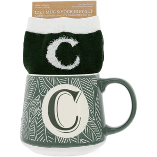 C 12 oz Mug and Sock Set