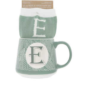 E 12 oz Mug and Sock Set