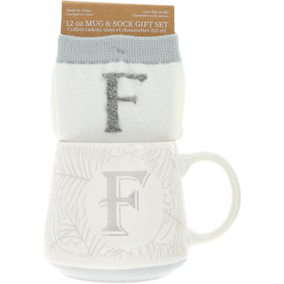 F 12 oz Mug and Sock Set