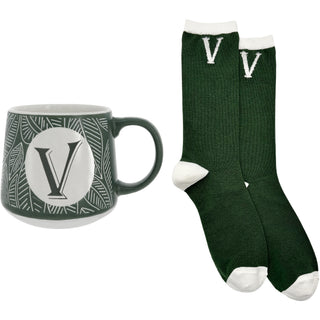 V 12 oz Mug and Sock Set