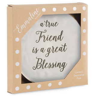 True Friend 7" Ceramic Plate