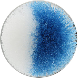 Light Blue & White 2.75" Pom Pom Lid