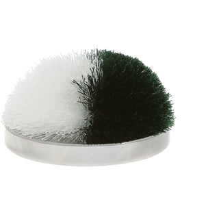 Green & White 2.75" Pom Pom Lid