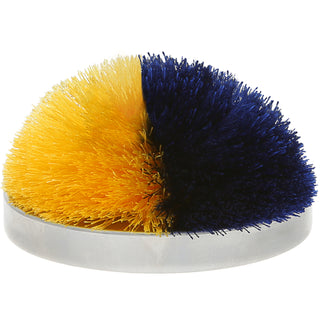 Blue & Yellow 2.75" Pom Pom Lid