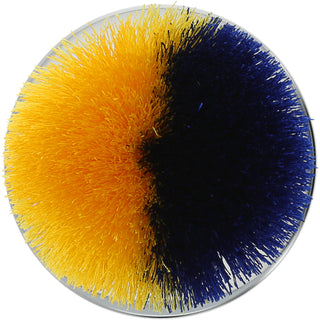 Blue & Yellow 2.75" Pom Pom Lid