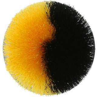 Black & Yellow 2.75" Pom Pom Lid