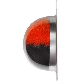 Black & Orange 2.75" Pom Pom Lid