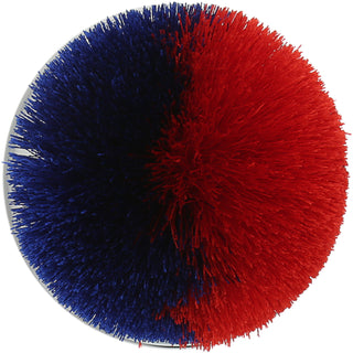 Red & Blue 2.75" Pom Pom Lid