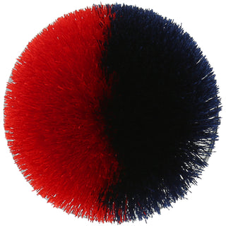 Red & Navy 2.75" Pom Pom Lid