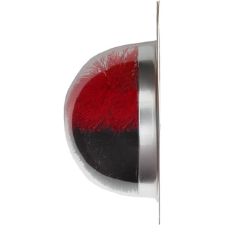 Red & Black 2.75" Pom Pom Lid