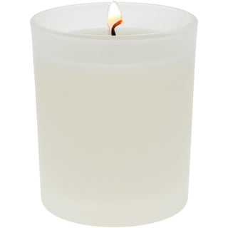 Best Life Orange & White - 5.5 oz - 100% Soy Wax Candle with Pom Pom Lid Scent: Tranquility
