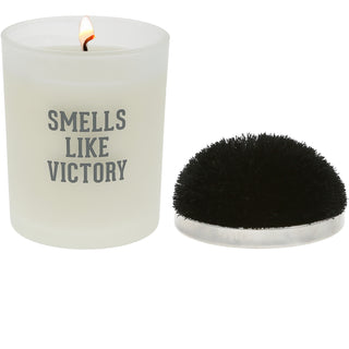 Victory - Black 5.5 oz - 100% Soy Wax Candle with Pom Pom Lid
Scent: Tranquility