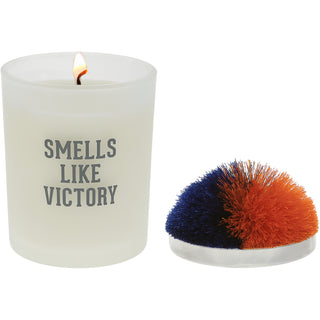 Victory - Blue & Orange 5.5 oz - 100% Soy Wax Candle with Pom Pom Lid
Scent: Tranquility