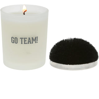 Go Team! - Black 5.5 oz - 100% Soy Wax Candle with Pom Pom Lid
Scent: Tranquility