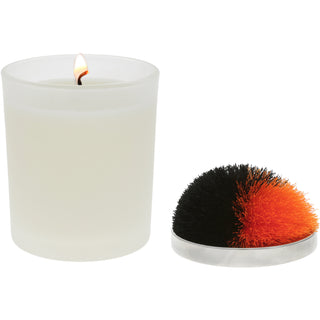 Blank - Black & Orange 5.5 oz - 100% Soy Wax Candle with Pom Pom Lid
Scent: Tranquility