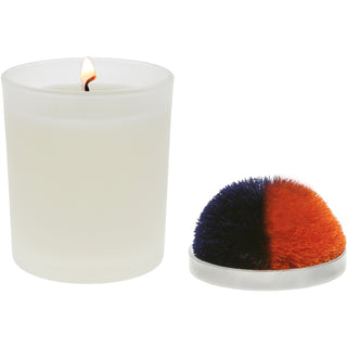 Blank - Navy & Orange 5.5 oz - 100% Soy Wax Candle with Pom Pom Lid
Scent: Tranquility