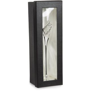 Matron of Honor 8 oz Champagne Flute with Zinc Stem